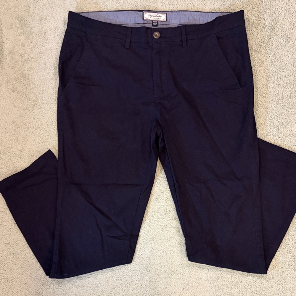 Flag & Anthem Men’s Black Oakland Slim Chinos sz 38 x 32